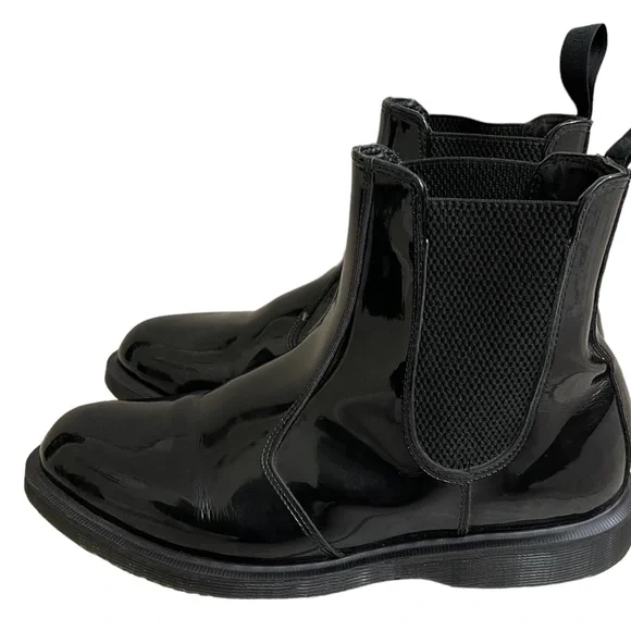 Dr. Martens Shoes Dr Marten Faun Chelsea Boot Black Patent Us 9 Blsck Pull On Euc Poshmark